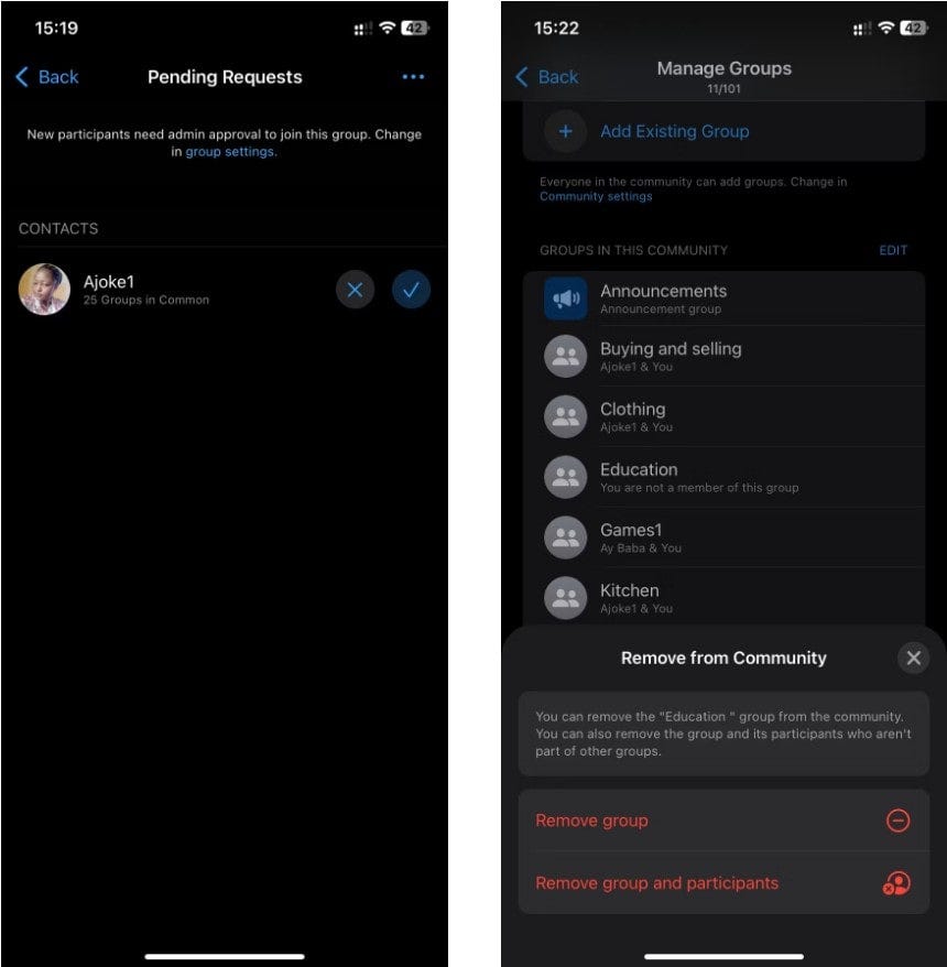 صورة لـ مقارنة بين مجتمع WhatsApp ومجموعة WhatsApp: ما الفرق؟ | 1y9zZGwRnijbqOdpTv0Nh1Q-DzTechs