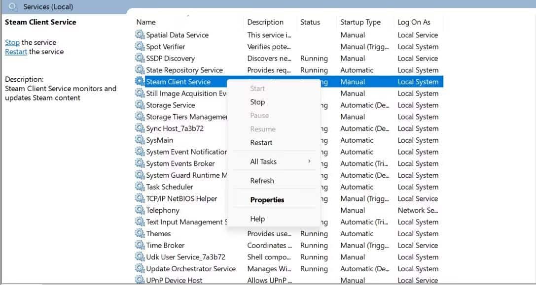 صورة لـ كيفية التعامل مع مشكلات خدمة Steam على Windows 11 وحلها | 1-aiyxouIDJwZY1FXTpNPKg-DzTechs