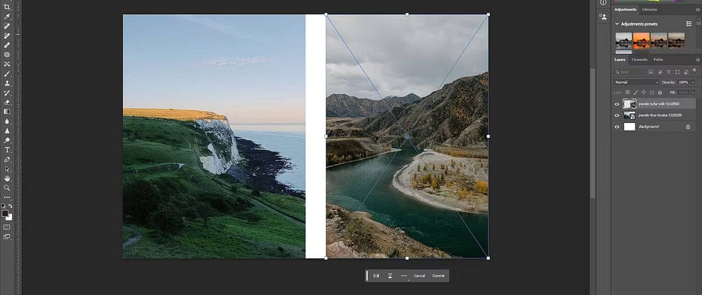 صورة لـ كيفية الجمع بين صورتين باستخدام Generative Fill في Photoshop | 1BcX-G0jhl1xADyhoDL0y9w-DzTechs