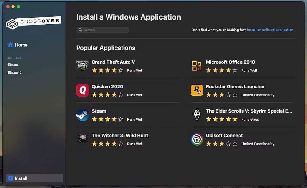 صورة لـ كيفية لعب ألعاب Windows على الـ Mac المُزوَّد بشريحة Apple Silicon باستخدام CrossOver | 1M9NaK1_fsCCDCgEWY_m5tA-DzTechs