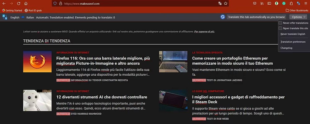 صورة لـ كيفية استخدام Firefox Translations لترجمة مواقع الويب في متصفحك | 1QYYl-MvkfQGwutioabNCZg-DzTechs