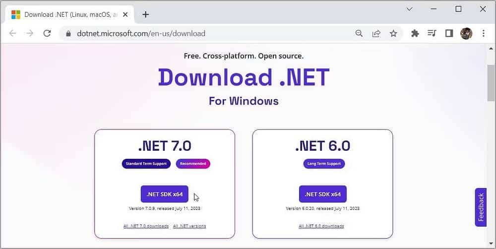 صورة لـ كيفية إصلاح خطأ “لتشغيل هذا التطبيق ، يجب تثبيت NET Core” على Windows | 1TudGC4aNuivK8ZxQXBX5cg-DzTechs