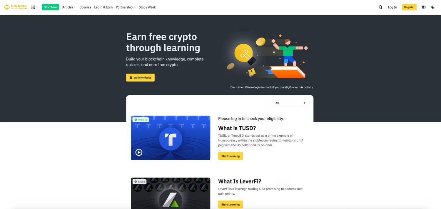 صورة لـ كيف تربح عملات مُشفرة مجانًا باستخدام مُكافآت التعلم من Coinbase | 1ZO2FizOc99Hj_X0oXx7Ujg-DzTechs