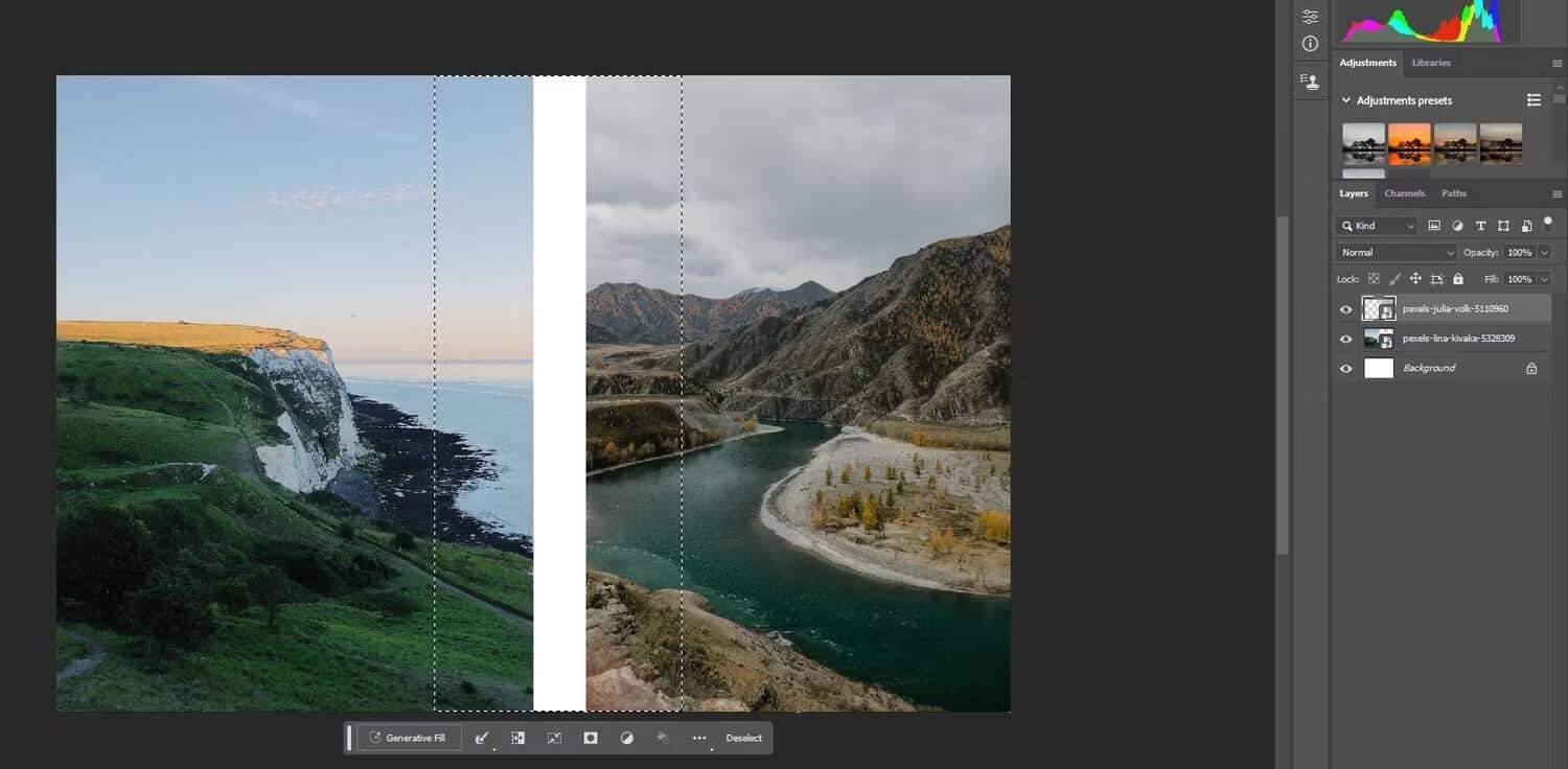 صورة لـ كيفية الجمع بين صورتين باستخدام Generative Fill في Photoshop | 1mKId6RgpHmSV73mWeRSBLw-DzTechs