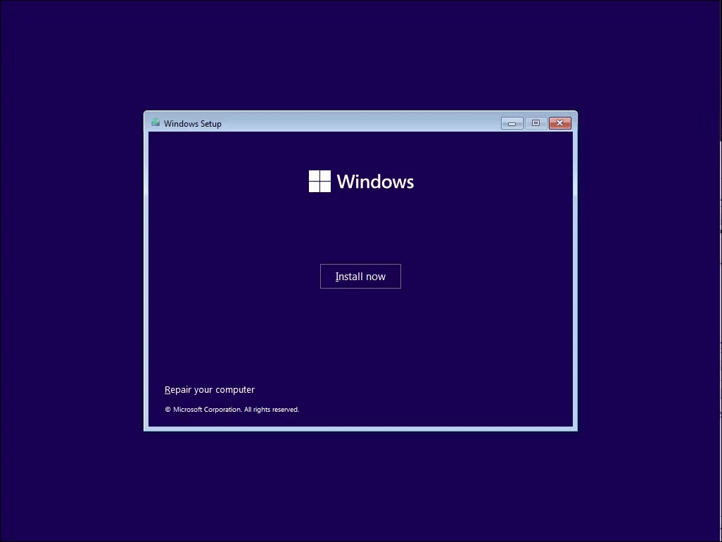 صورة لـ كيفية تثبيت وإعداد Windows 11 بدون اتصال بالإنترنت | windows-11-setup-screen-install-now