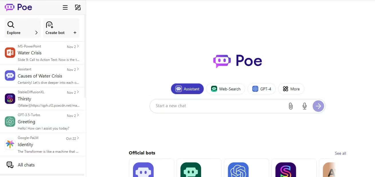 صورة لـ كيفية استخدام Poe من Quora للوصول إلى روبوتات الدردشة ونماذج LLM المُختلفة | 1DqGMpHZC17xyNG6kM6q-hg-DzTechs