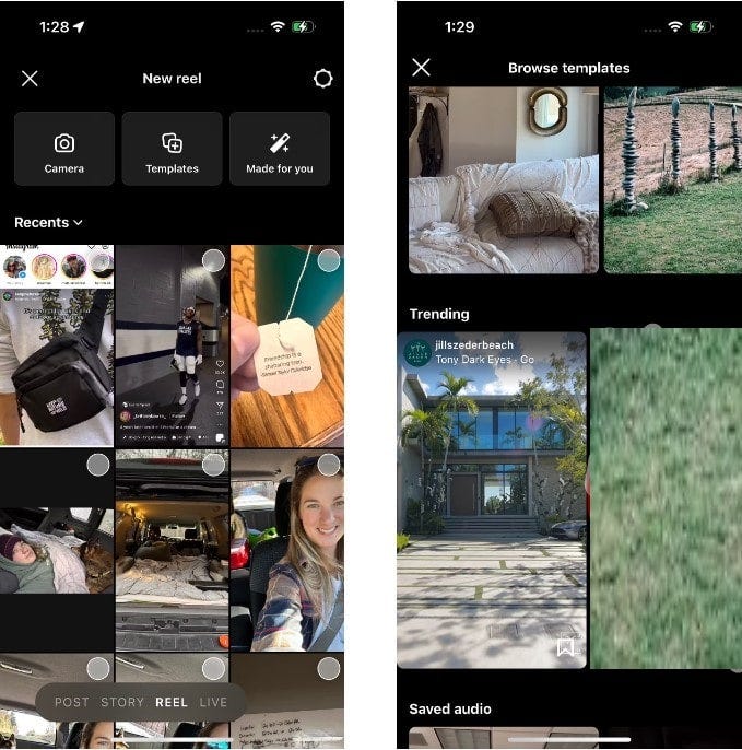 صورة لـ كيفية البحث عن نماذج مقاطع الريلز واستخدامها على Instagram لتحسين ما تُشاركه | 1Eo0ulj073CAQUGN4lezNOQ-DzTechs