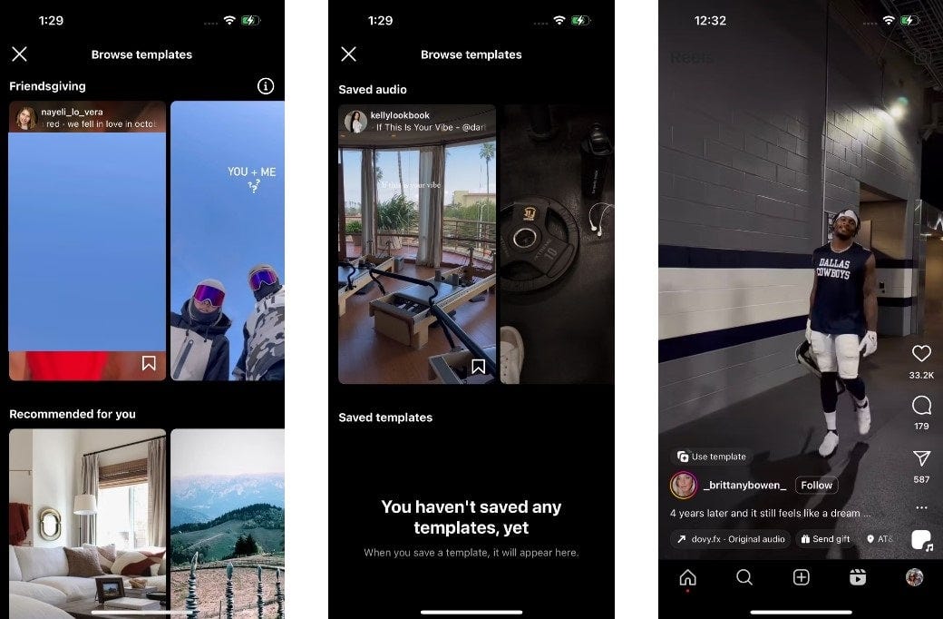 صورة لـ كيفية البحث عن نماذج مقاطع الريلز واستخدامها على Instagram لتحسين ما تُشاركه | 1H2BMlA4UXSsv2btqqiq2SA-DzTechs
