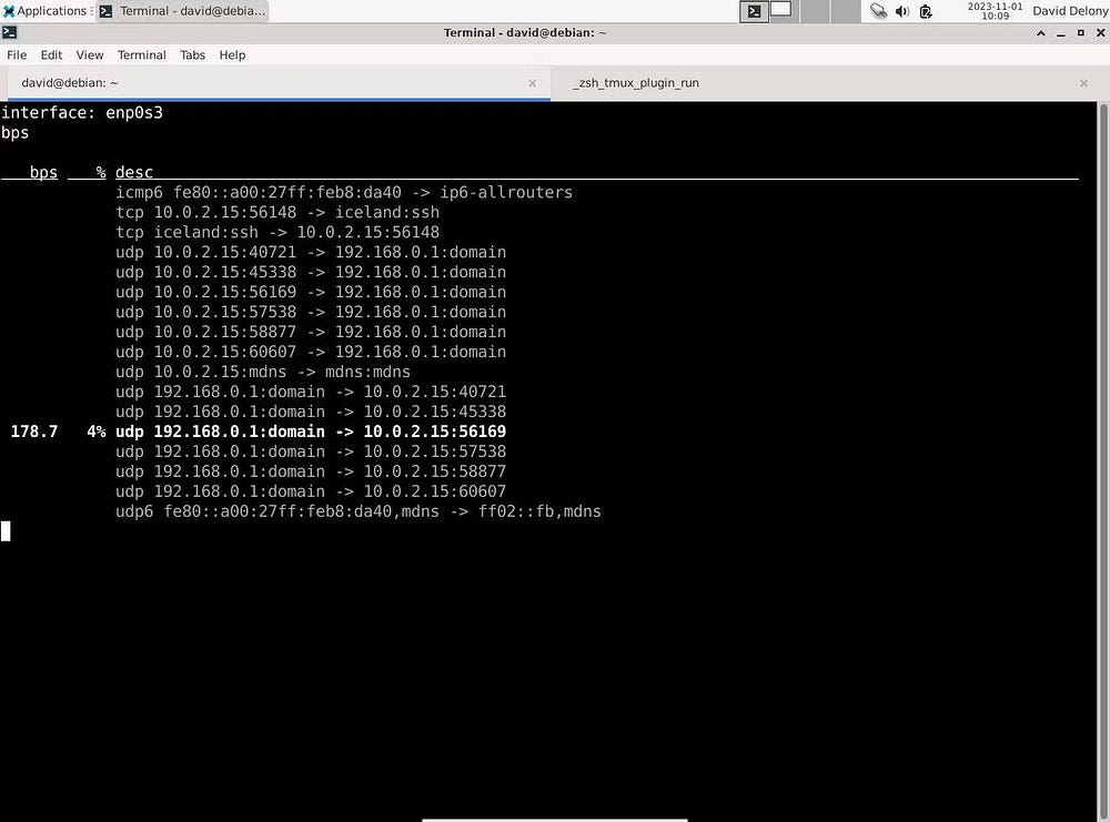 صورة لـ كيفية تتبع اتصالات الشبكة في نظام Linux باستخدام pktstat | 1LEjifJauiu2c8RkxfB1KCQ-DzTechs