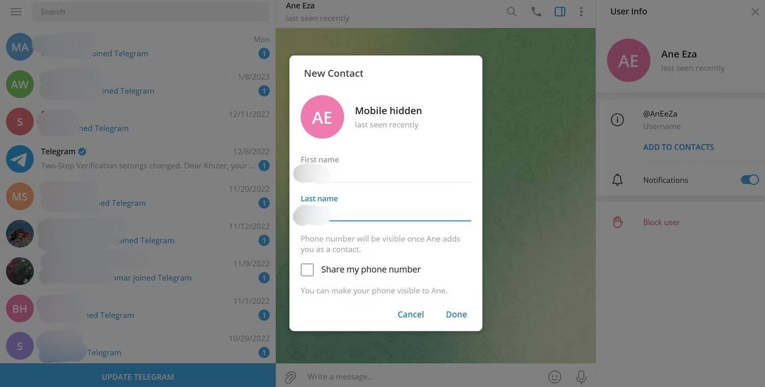 صورة لـ خطوات إضافة جهات اتصال جديدة بسهولة على Telegram | 1VVEeI5eDoNl5Z3gbrGjMsQ-DzTechs