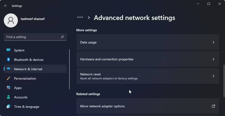 صورة لـ كيفية إصلاح إختفاء خيار الاتصال اللاسلكي (Wi-Fi) في Windows 11 | 1bXo_tSYHabglyoJtf5kn4g-DzTechs