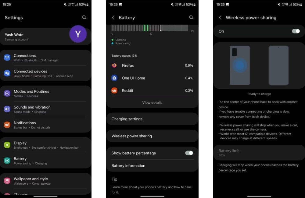 صورة لـ كيفية استخدام ميزة مشاركة الطاقة لاسلكياً من Samsung لشحن الأجهزة الأخرى لاسلكيًا | 1doCNTWy7wwQ3Mjul-ZHlFQ-DzTechs