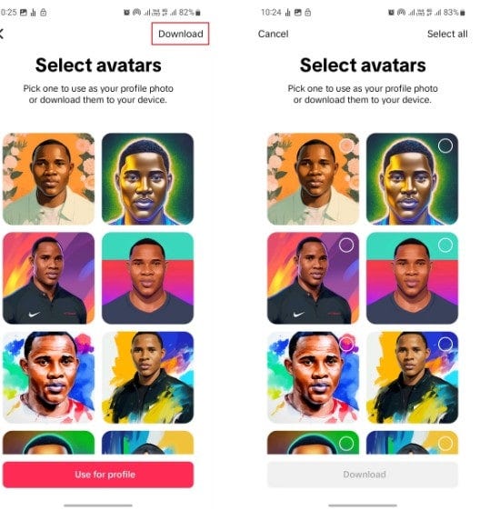 صورة لـ كيفية إنشاء صورة رمزية مجانية ومُبتكرة بالذكاء الاصطناعي على TikTok | 1OSHCJT5VEOoW9u0uW232Cw-DzTechs