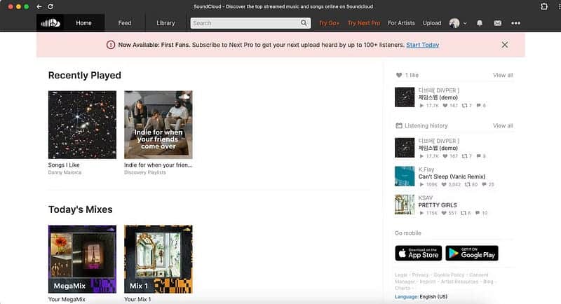 صورة لـ مُقارنة بين SoundCloud و Spotify: الاختيار الأمثل للاستماع إلى الموسيقى والبودكاست عبر الإنترنت | 1Sl9Ragn6rgXNZZeLrr_FGw-DzTechs