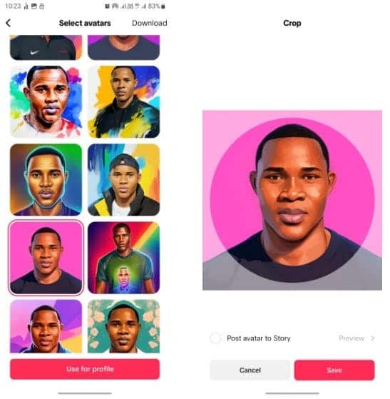صورة لـ كيفية إنشاء صورة رمزية مجانية ومُبتكرة بالذكاء الاصطناعي على TikTok | 1Uyvjy6-Luc3do87fRnqijw-DzTechs