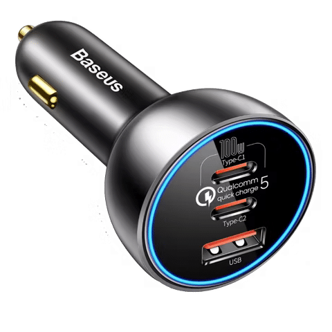 صورة لـ استعراض أفضل شواحن الـ iPhone المُخصصة للسيارات في هذا العام | baseus-160w-usb-c-car-charger-1-1