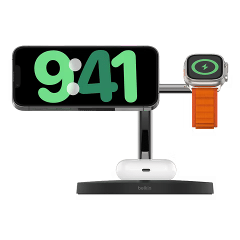 صورة لـ أفضل شواحن Apple Watch المُتاحة في هذا العام التي تستخدم أحدث التقنيات | belkin-3-in-1-charging-station.avif_