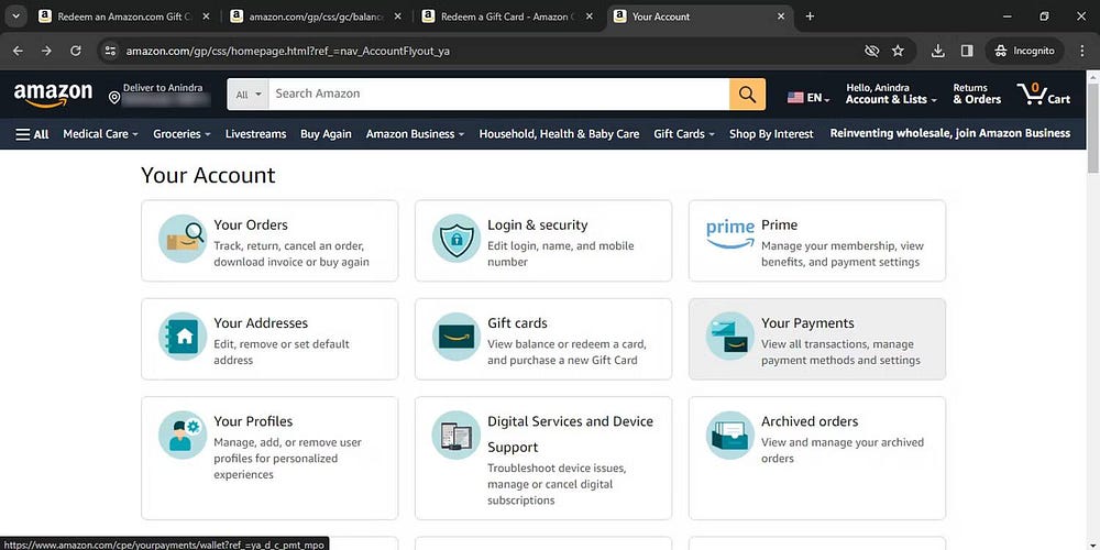صورة لـ كيفية إضافة بطاقة الهدايا إلى حسابك على Amazon وماذا تفعل إذا لم تتمكن من استردادها | 14UWUoo_0o_sQYm7C97L36w-DzTechs