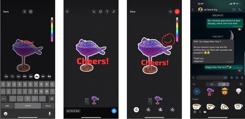 صورة لـ يمكنك الآن إنشاء وتعديل مُلصقات WhatsApp على الهاتف الذكي | 18cCfb6Yl1CYaWdRMoND45A-DzTechs