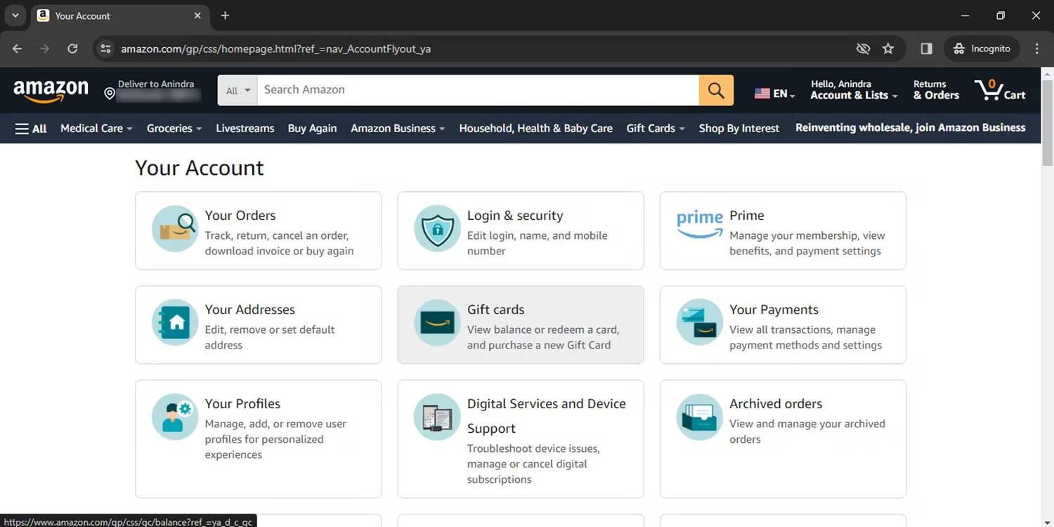 صورة لـ كيفية إضافة بطاقة الهدايا إلى حسابك على Amazon وماذا تفعل إذا لم تتمكن من استردادها | 1BR_H9bBC4QhgKSkDO3M6uA-DzTechs