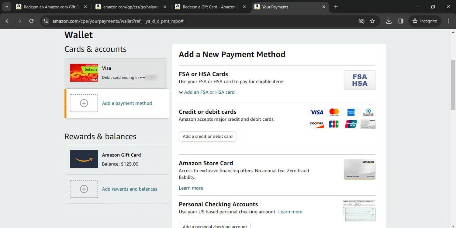 صورة لـ كيفية إضافة بطاقة الهدايا إلى حسابك على Amazon وماذا تفعل إذا لم تتمكن من استردادها | 1UAFJG1FSfYWeYlk_rNzMQw-DzTechs