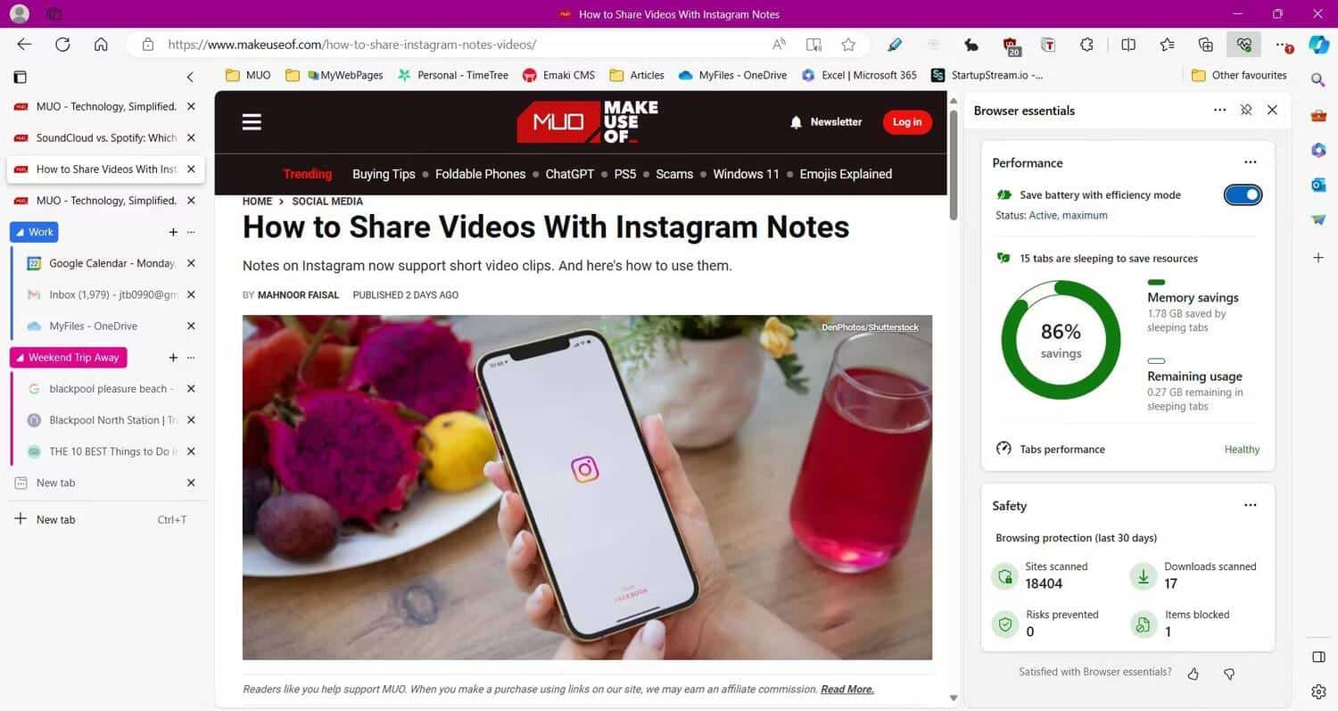 صورة لـ أسباب للتبديل إلى Microsoft Edge: ما الذي يجعله يتفوق على Google Chrome | 1_UykYJkZkHzJca37bAjGvQ-DzTechs