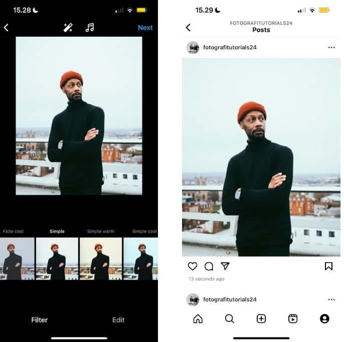 صورة لـ أفضل تأثيرات الفلاتر على Instagram التي تُساعدك على تحسين صورك | 1_uACZvFiHgD1KAZQC6bLNnA
