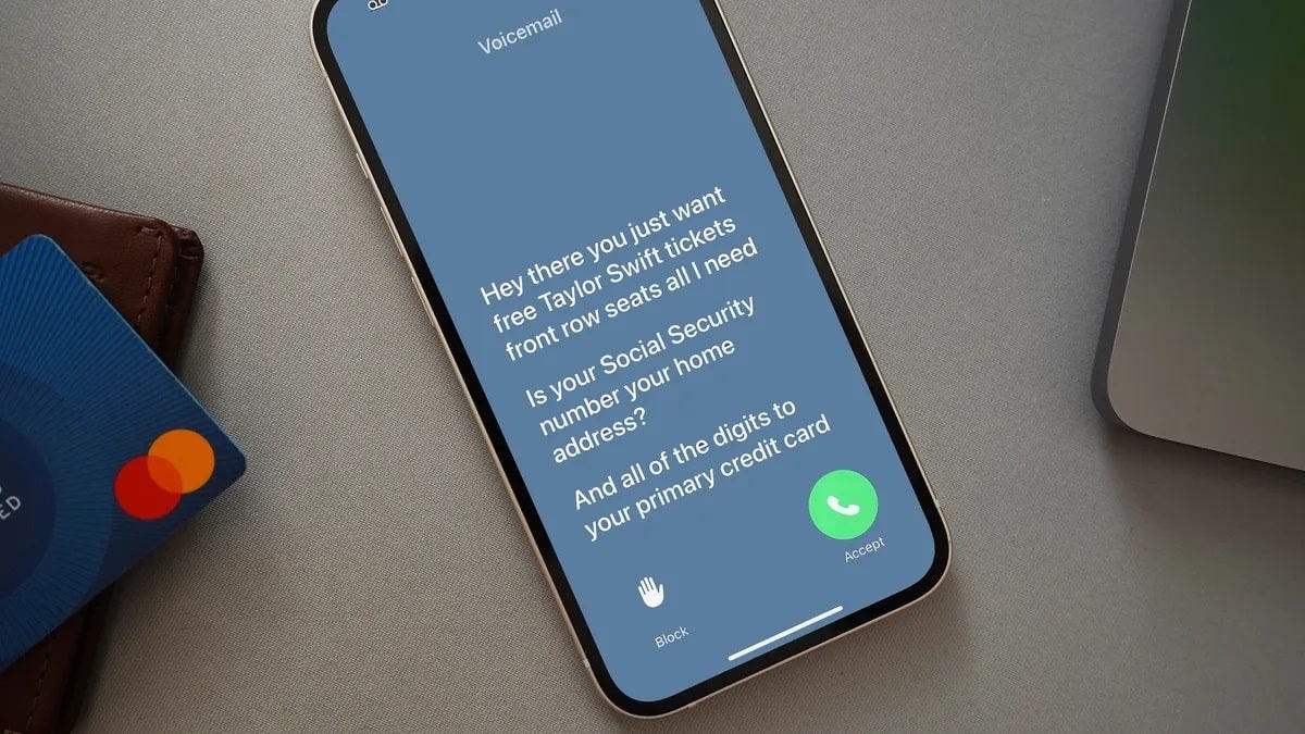 صورة لـ دليل استخدام البريد الصوتي المُباشر على الـ iPhone للإطلاع على نسخة مكتوبة | 1pk_C908_xhYhf74mpUKgsw-DzTechs