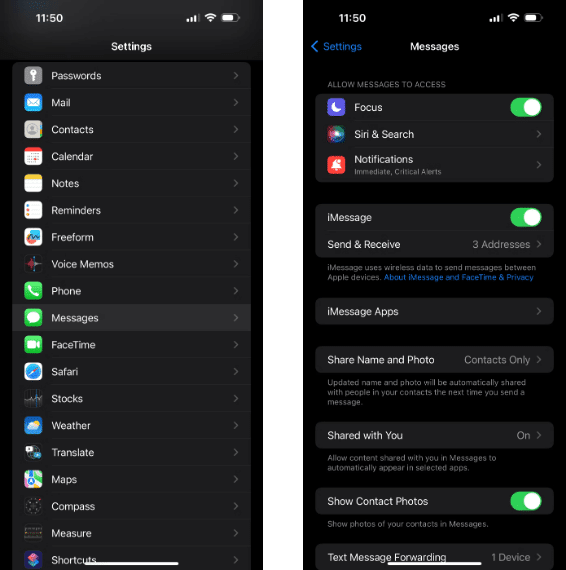 صورة لـ كيفية إصلاح الخطأ “تم تسجيل الخروج من iMessage” على الـ iPhone | 1sVFoUprYKbm_CJwQPAjKQQ-DzTechs