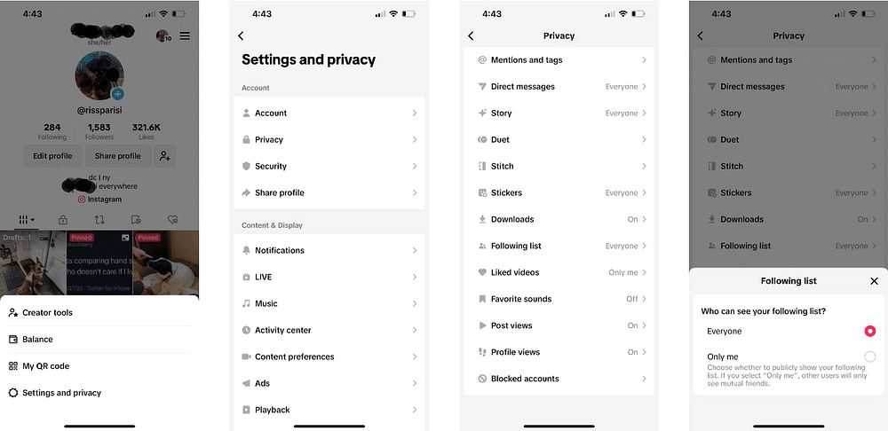صورة لـ استكشاف كيفية الوصول إلى صفحة قائمة المُتابَعة الخاصة بك على TikTok | 1tzF91Na3OpGnYgu2kOQy4A-DzTechs
