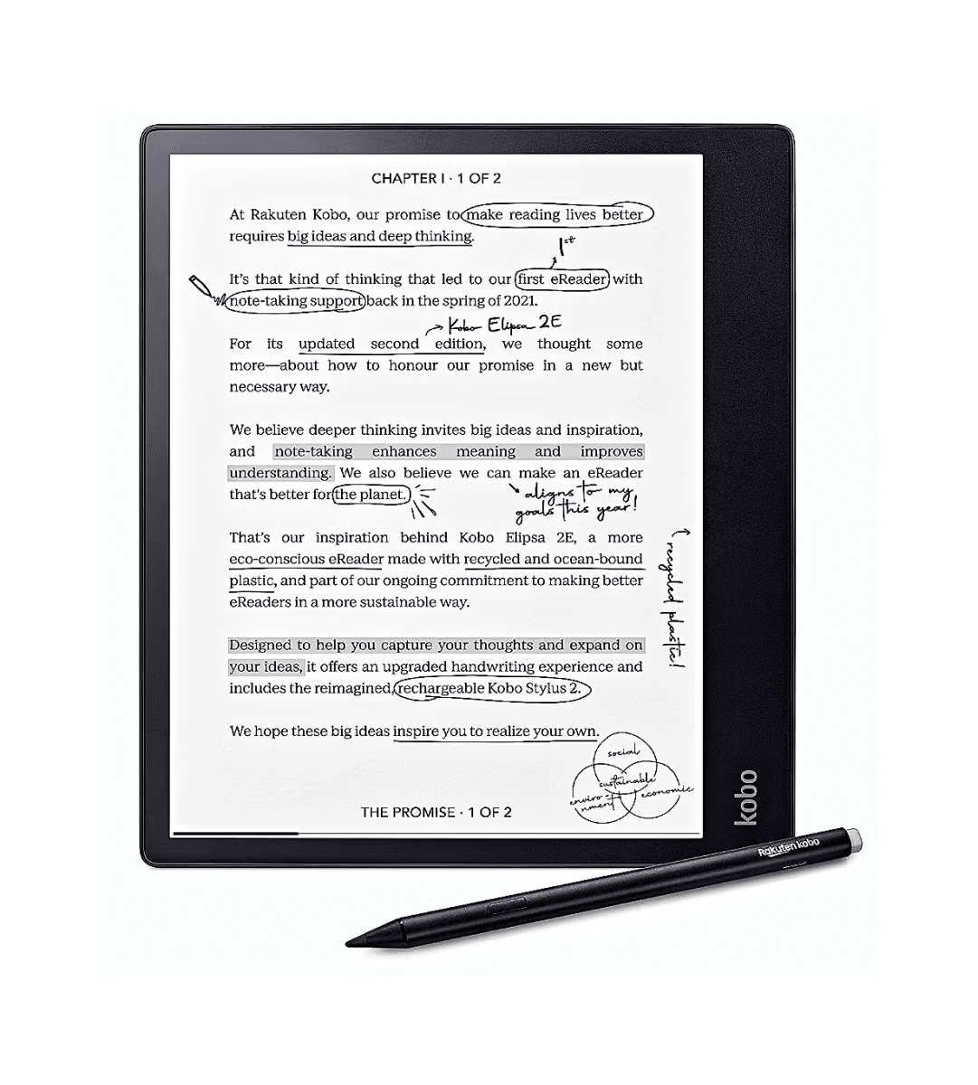 صورة لـ مُراجعة Rakuten Kobo Elipsa 2E: يمزج بين القارئ الإلكتروني والدفتر الذكي | kobo-elipsa-2e.avif_