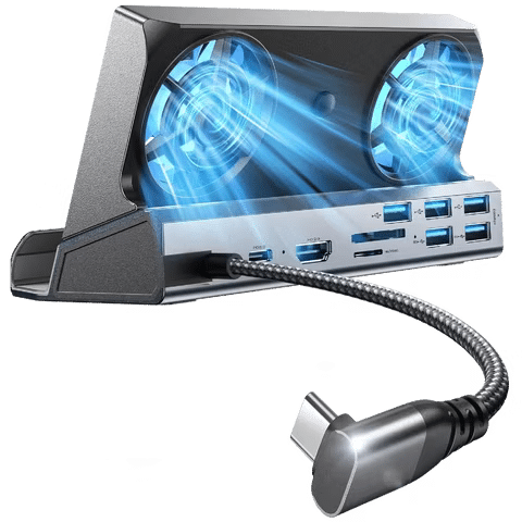 صورة لـ أفضل قواعد التوصيل المُخصصة لـ ASUS ROG Ally المُتاحة في هذا العام | lisen-dock.avif_