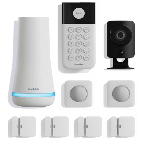 صورة لـ استكشاف الأدوات المنزلية الذكية: اختيارك الاقتصادي لتحسين حياتك المنزلية | simplisafe-9-piece-wireless-home-security-system-1