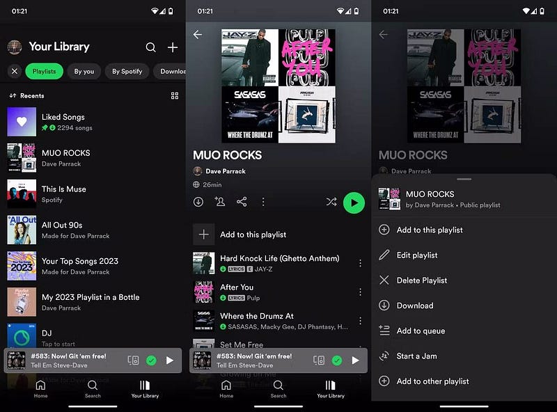 صورة لـ أفضل النصائح لإنشاء قوائم تشغيل مُميزة على Spotify وإضافة الأغاني إليها وإدارتها | 1BavxxdLsMerG7PnvbHnibg-DzTechs