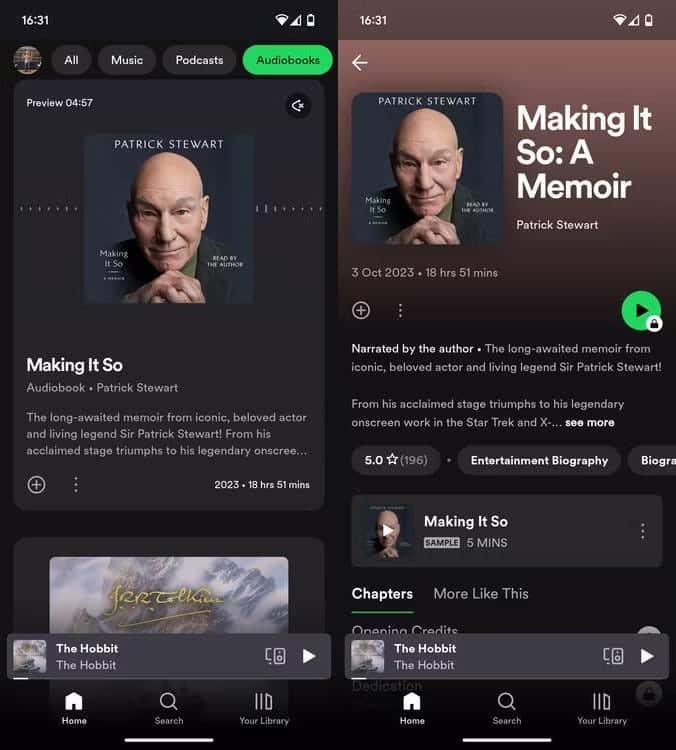 صورة لـ كيفية الاستماع إلى الكتب الصوتية مجانًا على Spotify | 1CjGIjQU1TWjfD8Eoty1LKg-DzTechs