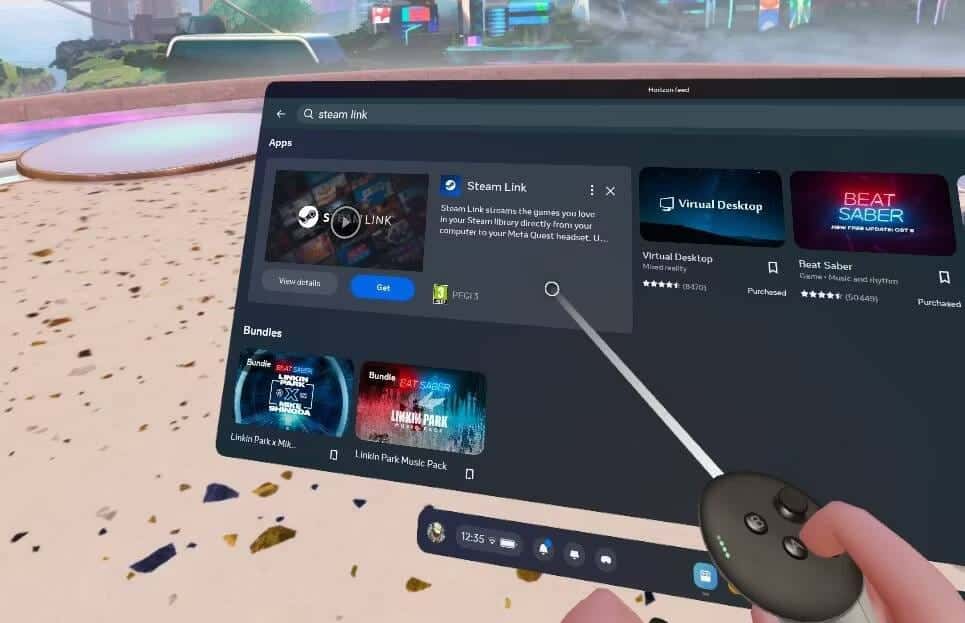 صورة لـ كيفية تشغيل ومُمارسة ألعاب Steam على Meta Quest بطرق مُتعددة | 1IkIbtRHdNYZXeMNigMOFAg-DzTechs