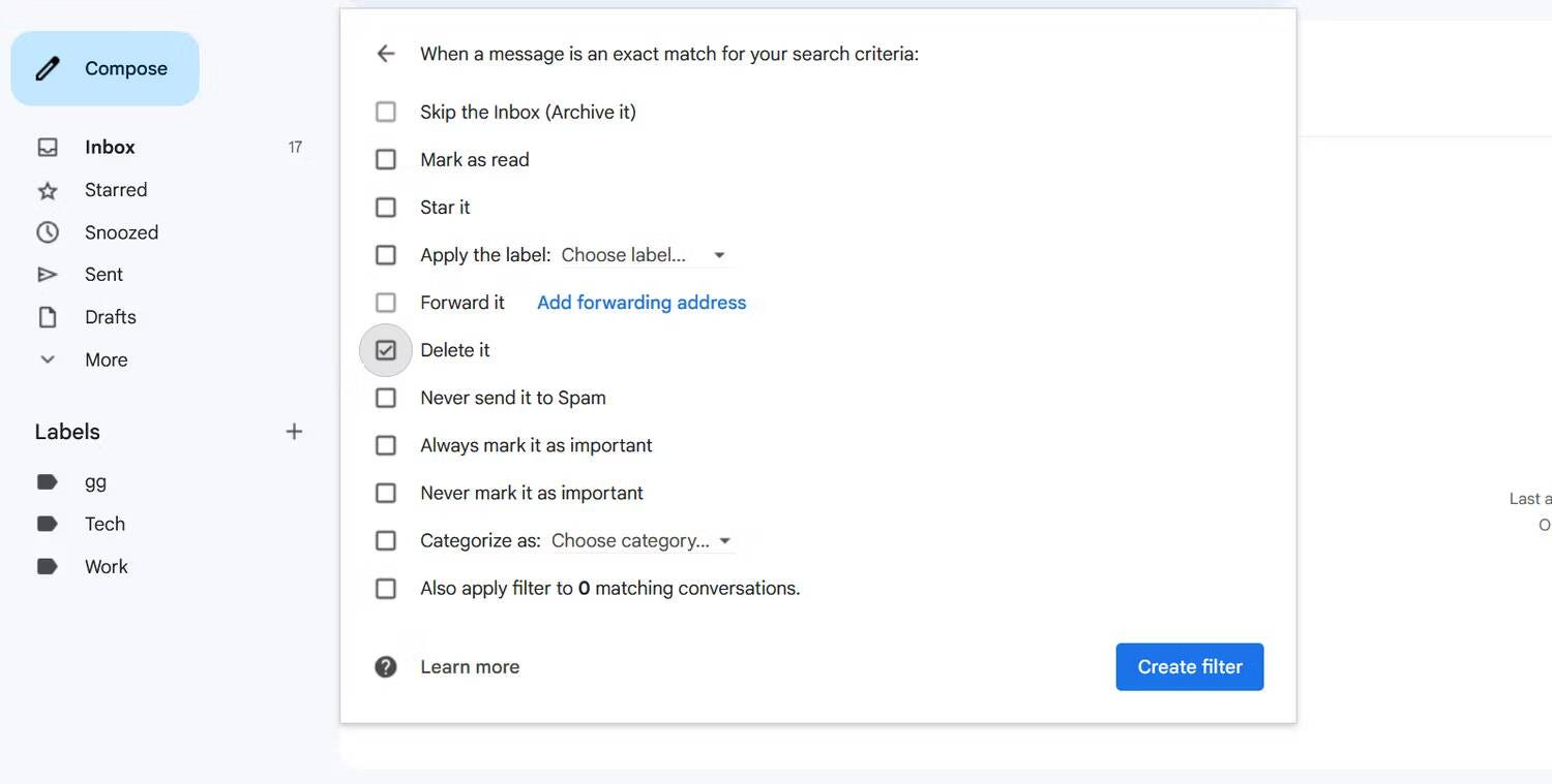 صورة لـ تنظيم بريدك الوارد في Gmail: دليل فعّال لإنشاء وإدارة قواعد فلترة الرسائل بكفاءة | 1QRmTX-028RMTFsPap_dgBw-DzTechs