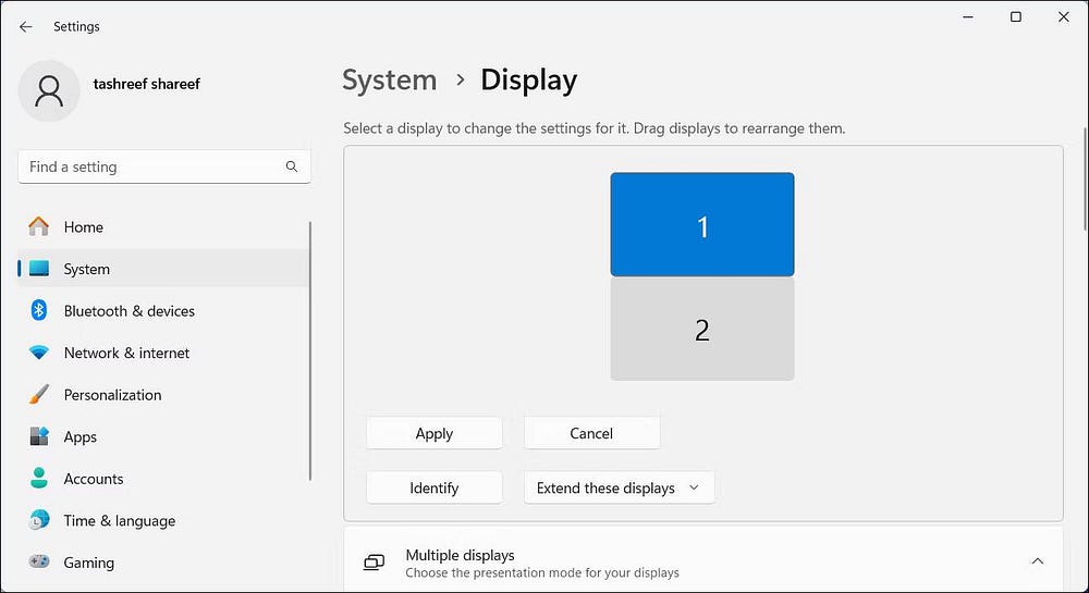 صورة لـ دليل تغيير الشاشة الرئيسية والثانوية في نظام Windows بسهولة وبخطوات بسيطة | 1Qy5r4wCh82zTZ8Bu3U5dEQ-DzTechs