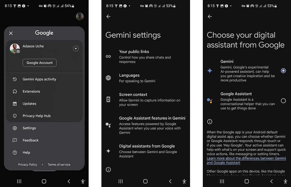 صورة لـ كيفية استخدام Gemini (سابقًا Bard) بدلاً من مُساعد Google على نظام Android | 1UMYKwKlhrrMYkTnNB1meAw-DzTechs