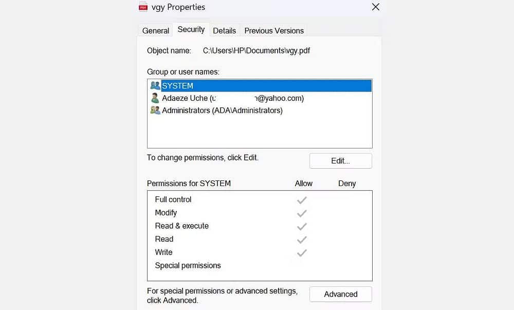 صورة لـ طرق إصلاح خطأ “تم رفض الوصول” على Windows 11 | 1XJRC2BjOu-1EuY0zjvp69g-DzTechs