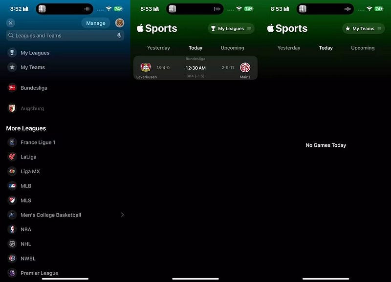 صورة لـ استمتع بتجربة رياضية مُتكاملة باستخدام Apple Sports على الـ iPhone | 1cMqL7h0GKyVk6DaMDkgi1A-DzTechs
