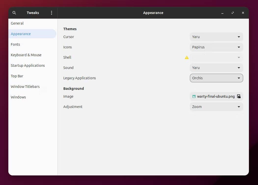 صورة لـ كيفية تغيير سمات Gnome وتخصيصها في Ubuntu | 1cbEhXwWgq8mmGW00OXkQlg-DzTechs