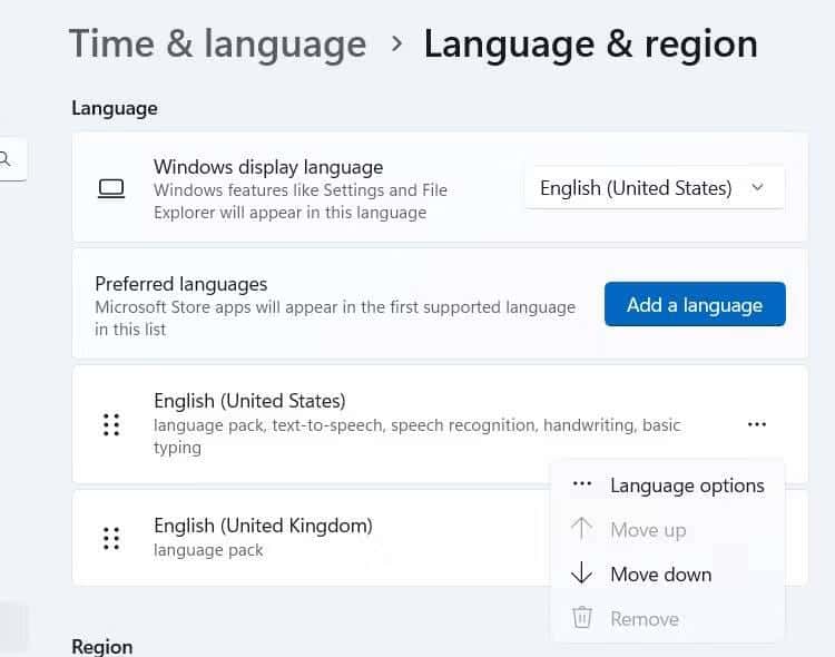 صورة لـ كيفية إضافة وتغيير تخطيطات لوحة المفاتيح في Windows 11 | 1kT9Yb3jZYQJyt3ygZuIVqg-DzTechs