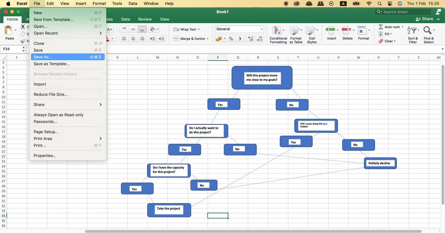 صورة لـ كيفية إنشاء شجرة القرارات في Excel: خطوات ذكية لاتّخاذ قرارات مُثمرة | 1s57iCDspkxtpl3eKvy5k0Q-DzTechs