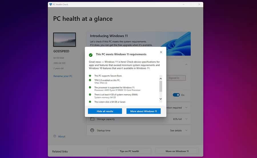 صورة لـ هل يدعم جهازك Windows 11؟ اكتشف مُتطلبات الترقية للحصول على توجيهات مُهمة! | 1tYuaRrPPa9C0PVLnfeoXgA-DzTechs