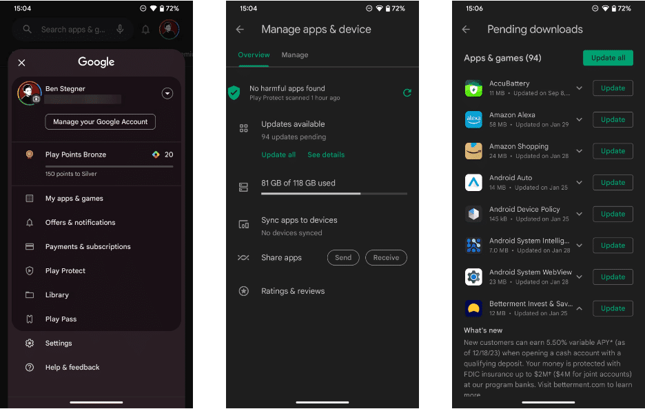 صورة لـ كيفية تنزيل وتحديث التطبيقات على Android | 1v9Evi85XqAfpG0x5uDraTQ-DzTechs