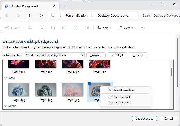 صورة لـ كيفية استخدام خلفيات مُختلفة لكل شاشة خارجية مُتصلة في Windows 10/11 | 1zs49l0QpqAJzmEr-33jl-A-DzTechs