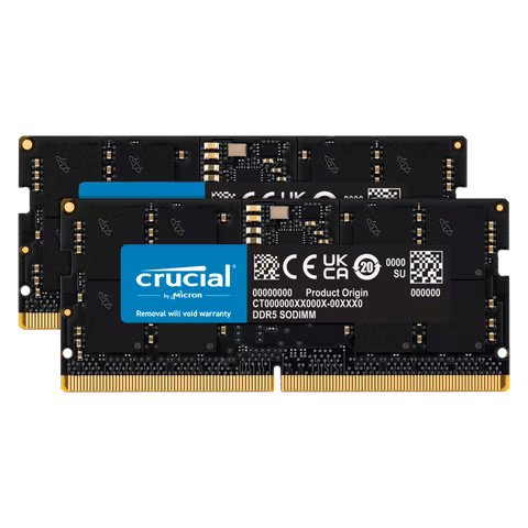 صورة لـ أفضل ذاكرة وصول عشوائي للكمبيوتر المحمول لتحسين أداء جهازك | crucial-ct2k16g48c40s5-1.avif_