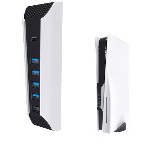 صورة لـ أفضل مُوزعات ومحاور USB لجهاز PS5 لتعزيز تجربة ألعابك | iqiku-ps5-usb-hub-5-port.avif_