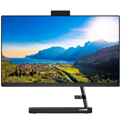 صورة لـ أفضل أجهزة الكمبيوتر المتكاملة (AIO) المُتاحة والرائدة في السوق | lenovo-ideacentre-aio-3i-all-in-one-desktop-computer-viewed-from-the-front.avif_